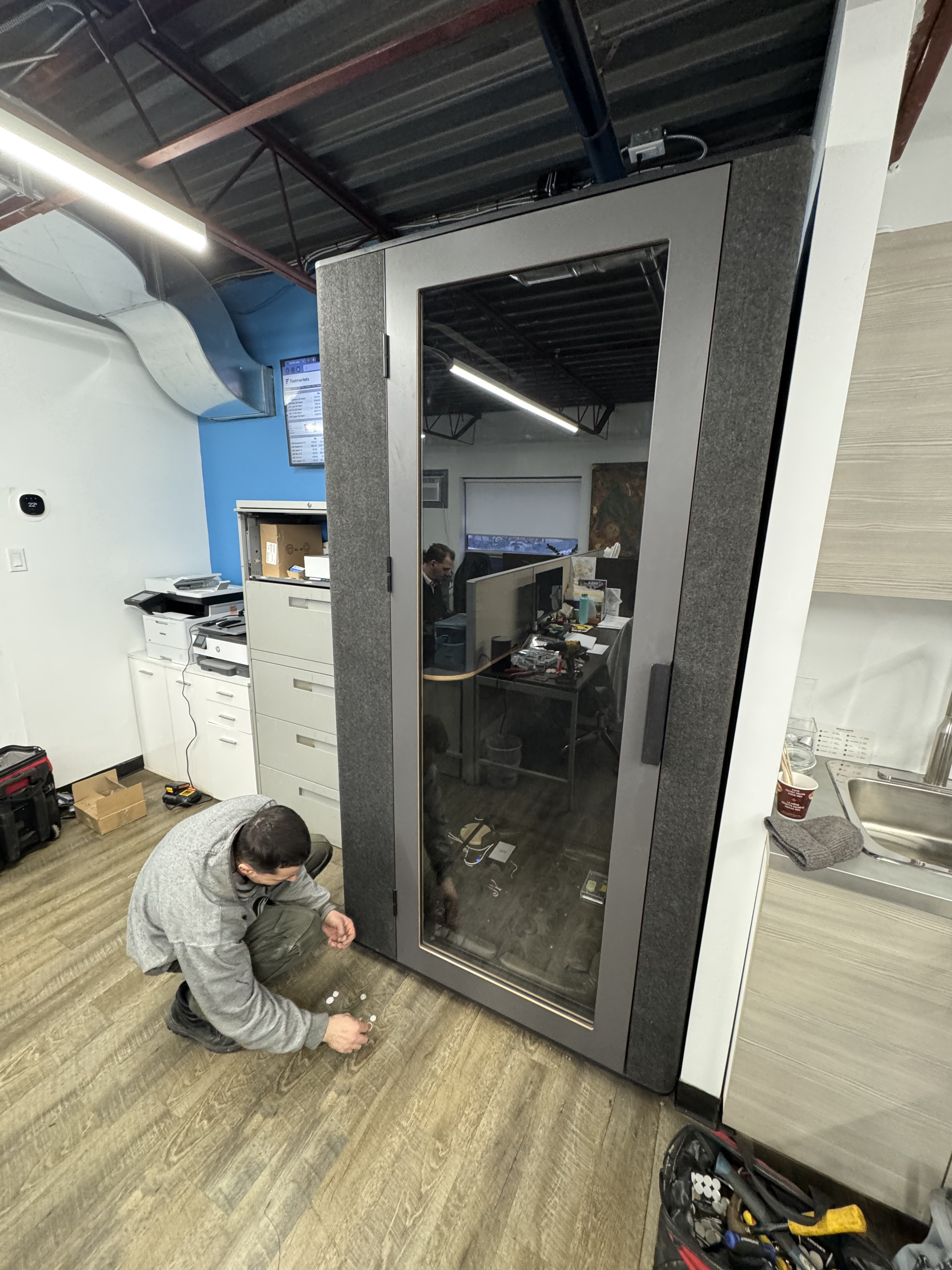 Office furniture delivery example